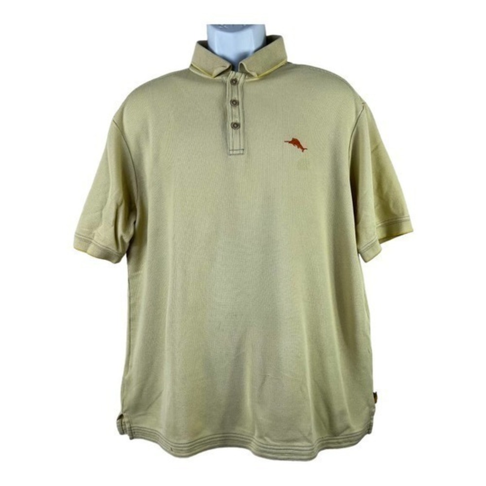 Tommy Bahama Men Polo T-shirt Yellow size L